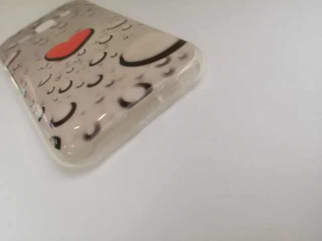 Силиконовый с рисунком чехол Samsung j1 (j100)