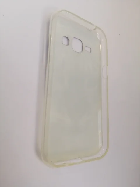Силиконовый с рисунком чехол Samsung j1 (j100)