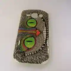 Силиконовый с рисунком чехол Samsung j1 (j100)