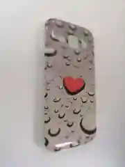 Силиконовый с рисунком чехол Samsung j1 (j100)