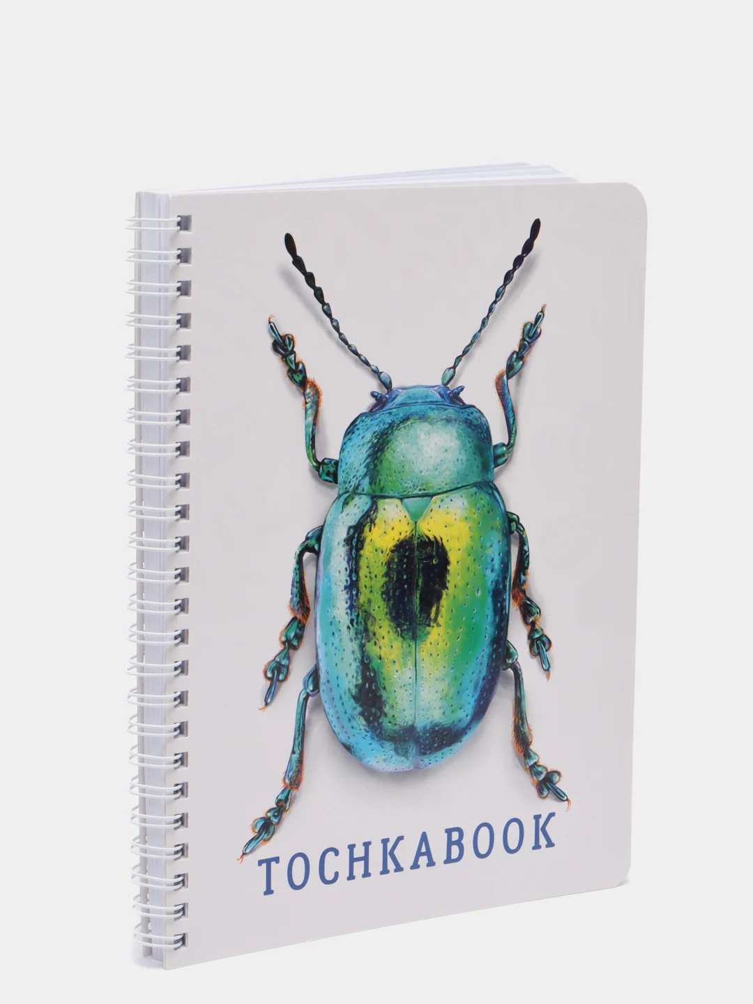 Белый блокнот в точку А5 Tochkabook, на спирали