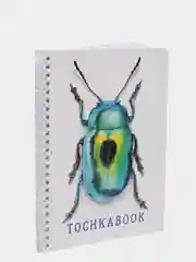 Белый блокнот в точку А5 Tochkabook, на спирали