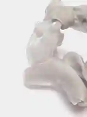 Серый резинка для волос