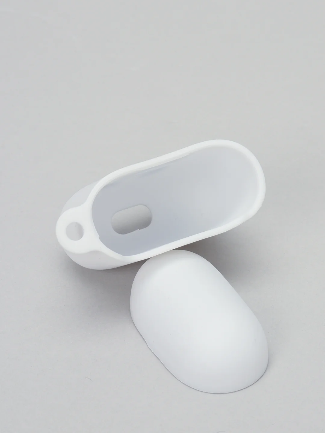 Угольный силиконовый чехол для наушников Apple Airpods 1, 2. с принтом Nike, Nasa (Найк, Наса))