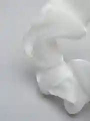 Белый резинка для волос