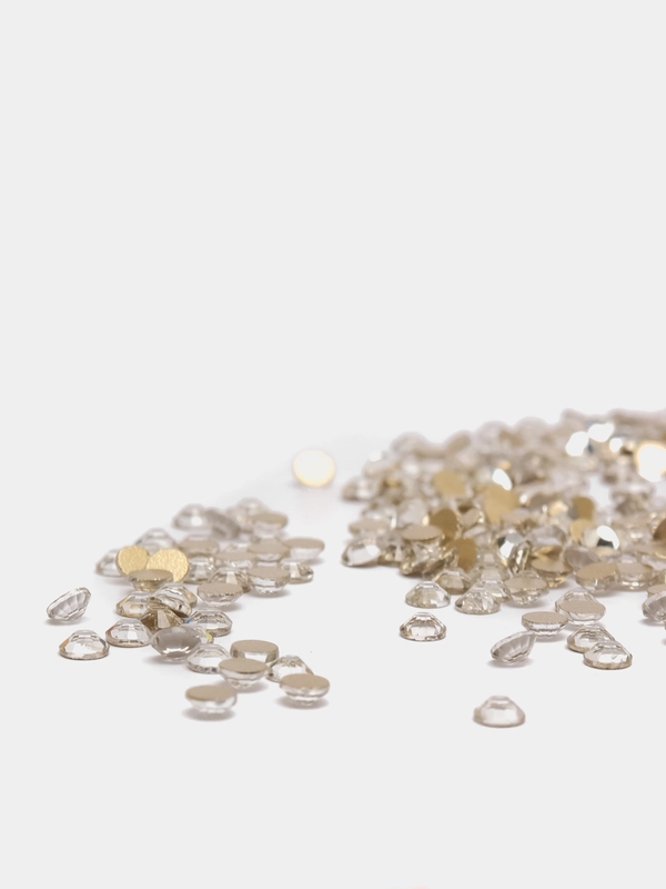 Стразы ss12 Имитация Сваровски люкс Crystal (Кристалл) холодной фиксации стекло
