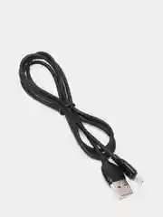 Черный кабель зарядный, зарядка для айфон Iphone Lightning, 1м, черный