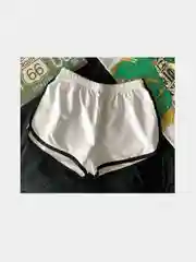 Белый летние женские шорты