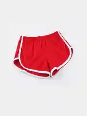 Красный летние женские шорты