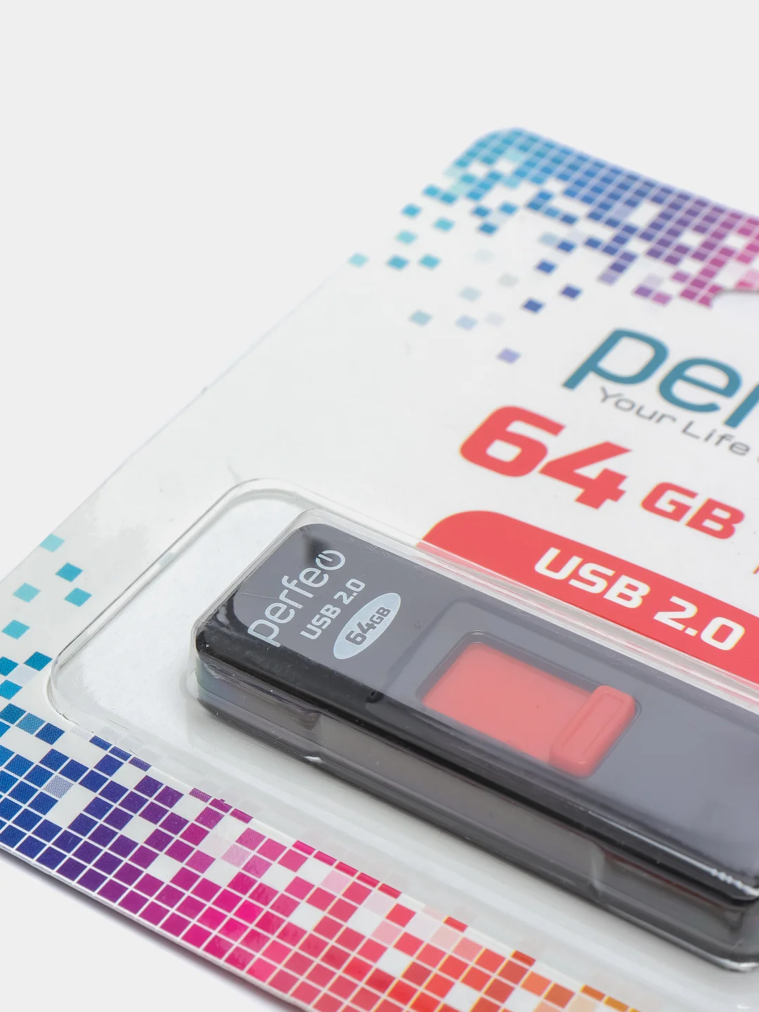 Флешка на 64 Gb S03 Black USB 2.0, Perfeo