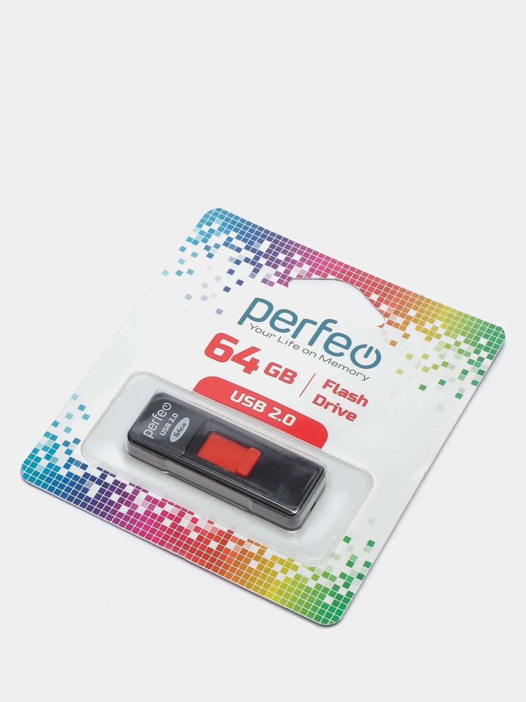 Флешка на 64 Gb S03 Black USB 2.0, Perfeo