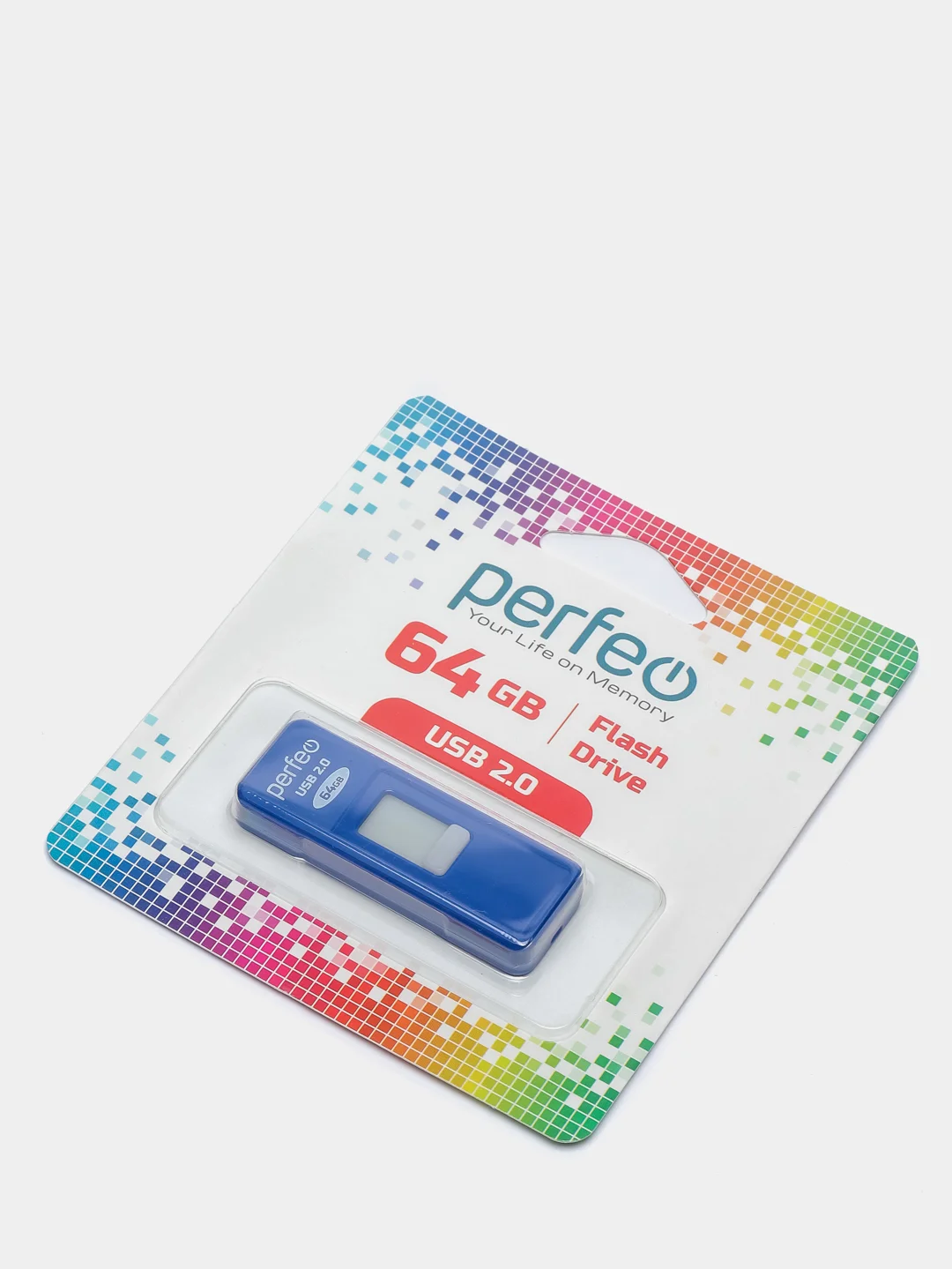 Флешка на 64GB S03 Blue USB 2.0, Perfeo