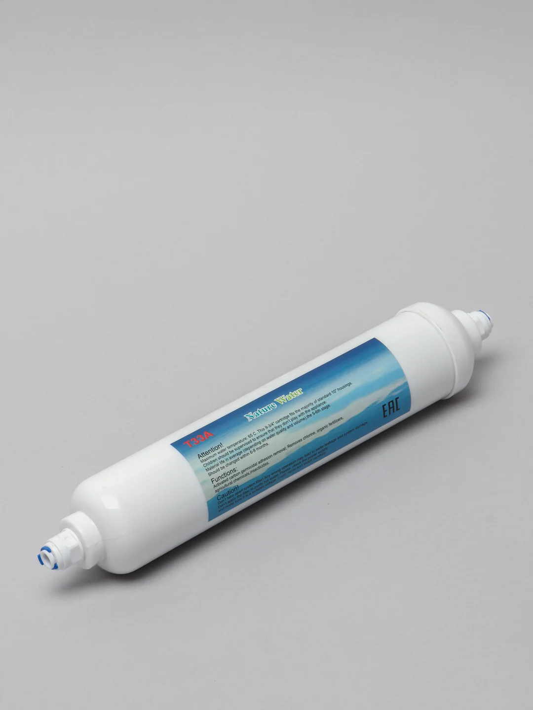 Постфильтр угольный Nature Water T33A для обратного осмоса