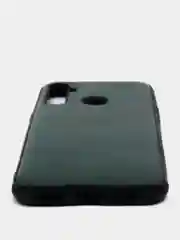 Зеленый чехол Realme C3 / 5 / 6i Реалми С3 / 6ай силиконовый (имитация кожи)