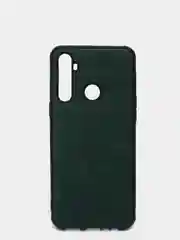 Зеленый чехол Realme C3 / 5 / 6i Реалми С3 / 6ай силиконовый (имитация кожи)