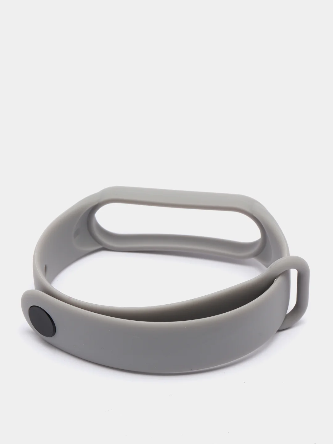 Серый ремешок для Xiaomi Mi Band 5 6 фитнес браслета силиконовый