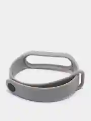 Серый ремешок для Xiaomi Mi Band 5 6 фитнес браслета силиконовый