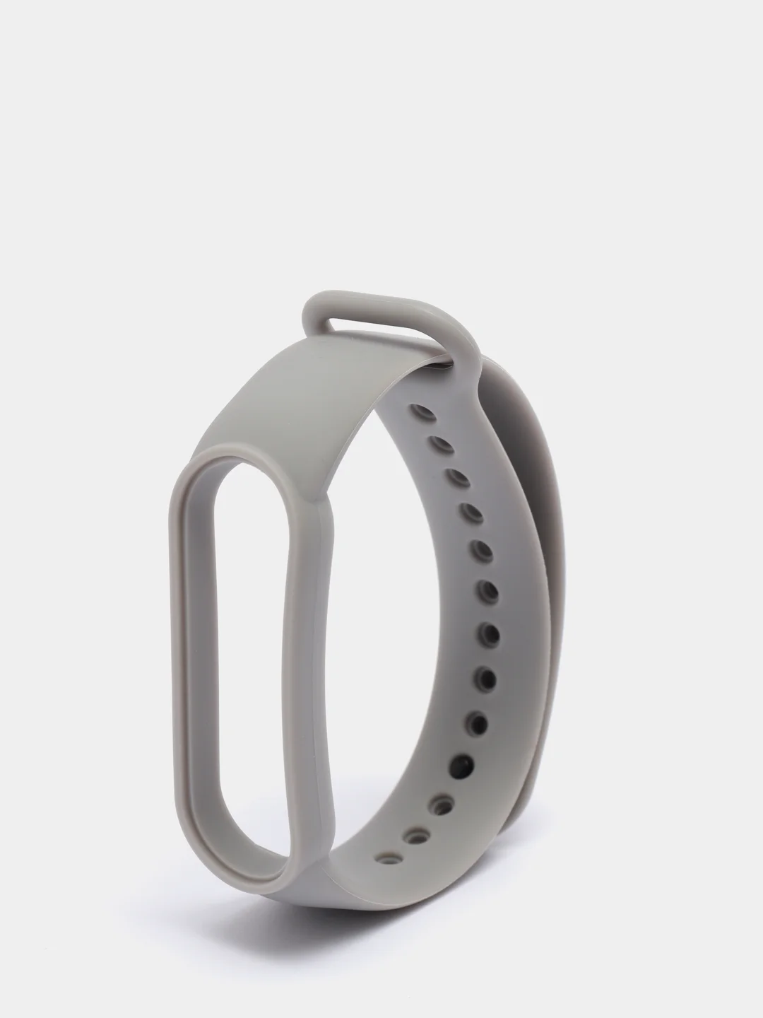 Серый ремешок для Xiaomi Mi Band 5 6 фитнес браслета силиконовый