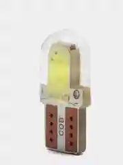 Автолампа светодиодная T10 W5W, 2 COB, габарит, 12 В, свет белый