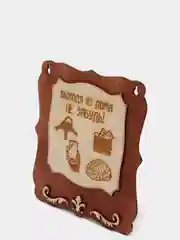 Хаки панно декоративное, интерьерная табличка