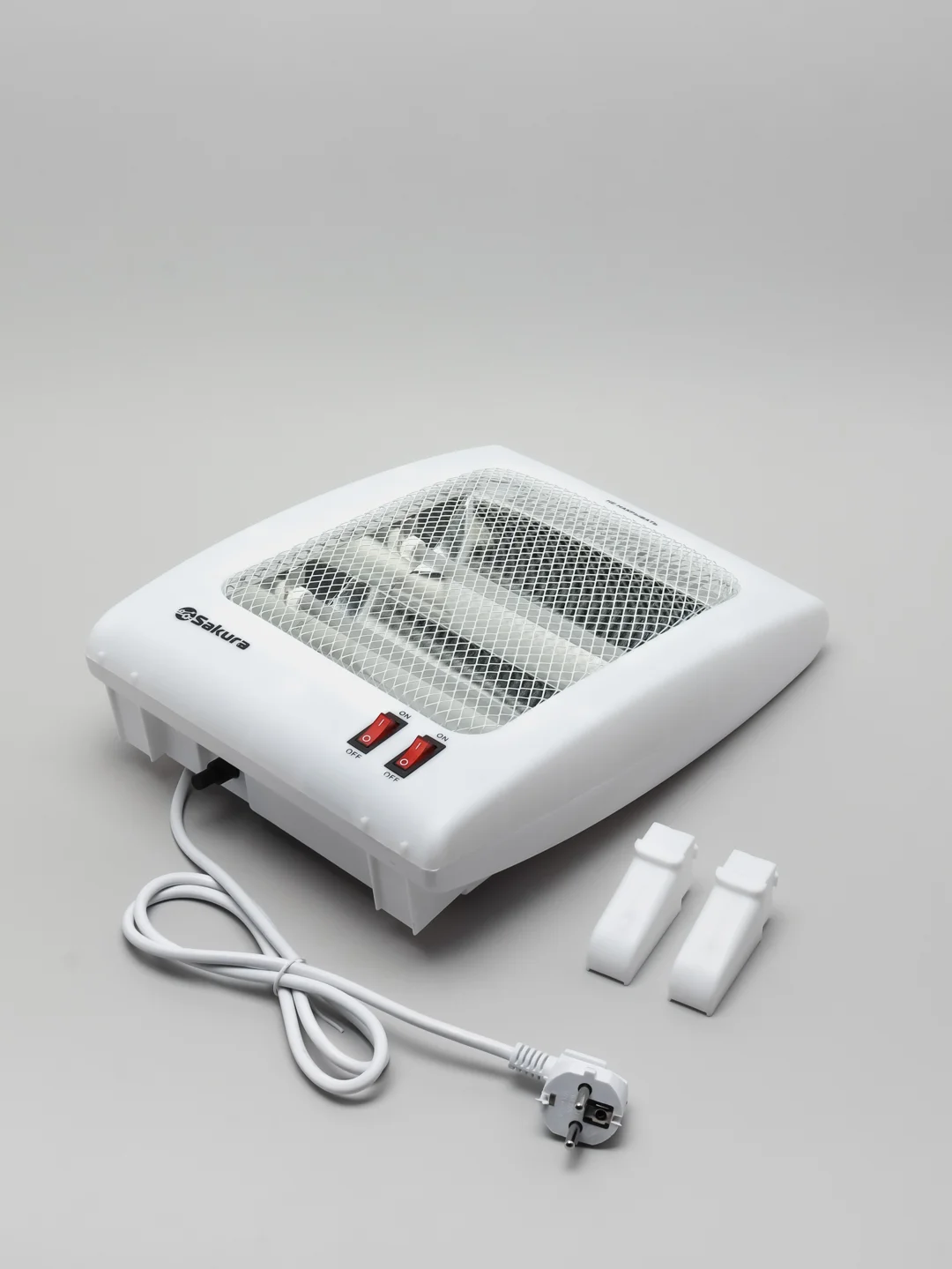Белый обогреватель инфракрасный Sakura SA-0670W, 900 Вт