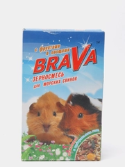 Корм зерносмесь BRAVA Брава для морских свинок с фруктами и овощами, 400 г