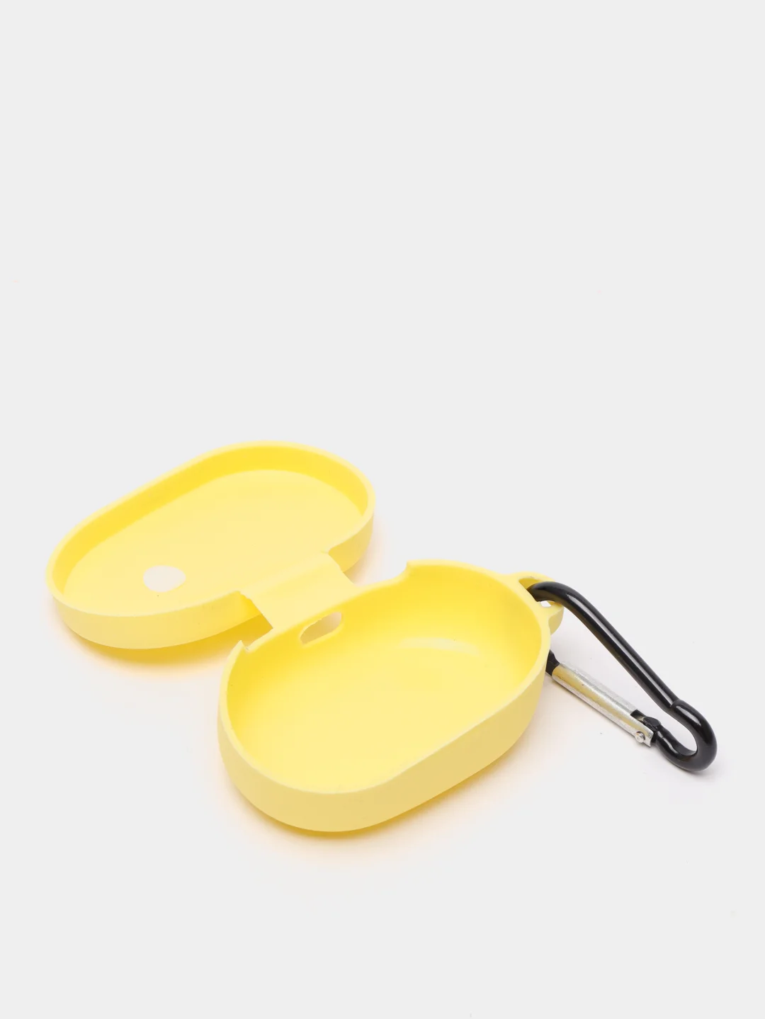 Лимонный силиконовый чехол для Xiaomi Redmi AirDots/AirDots S /AirDots 2 с карабином