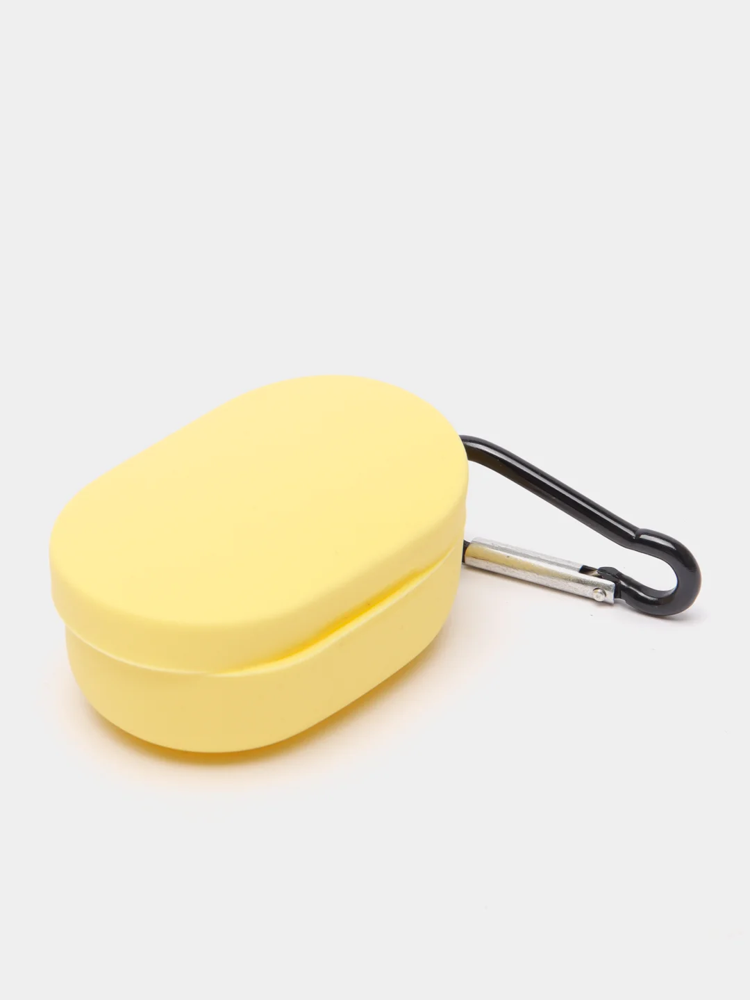 Лимонный силиконовый чехол для Xiaomi Redmi AirDots/AirDots S /AirDots 2 с карабином