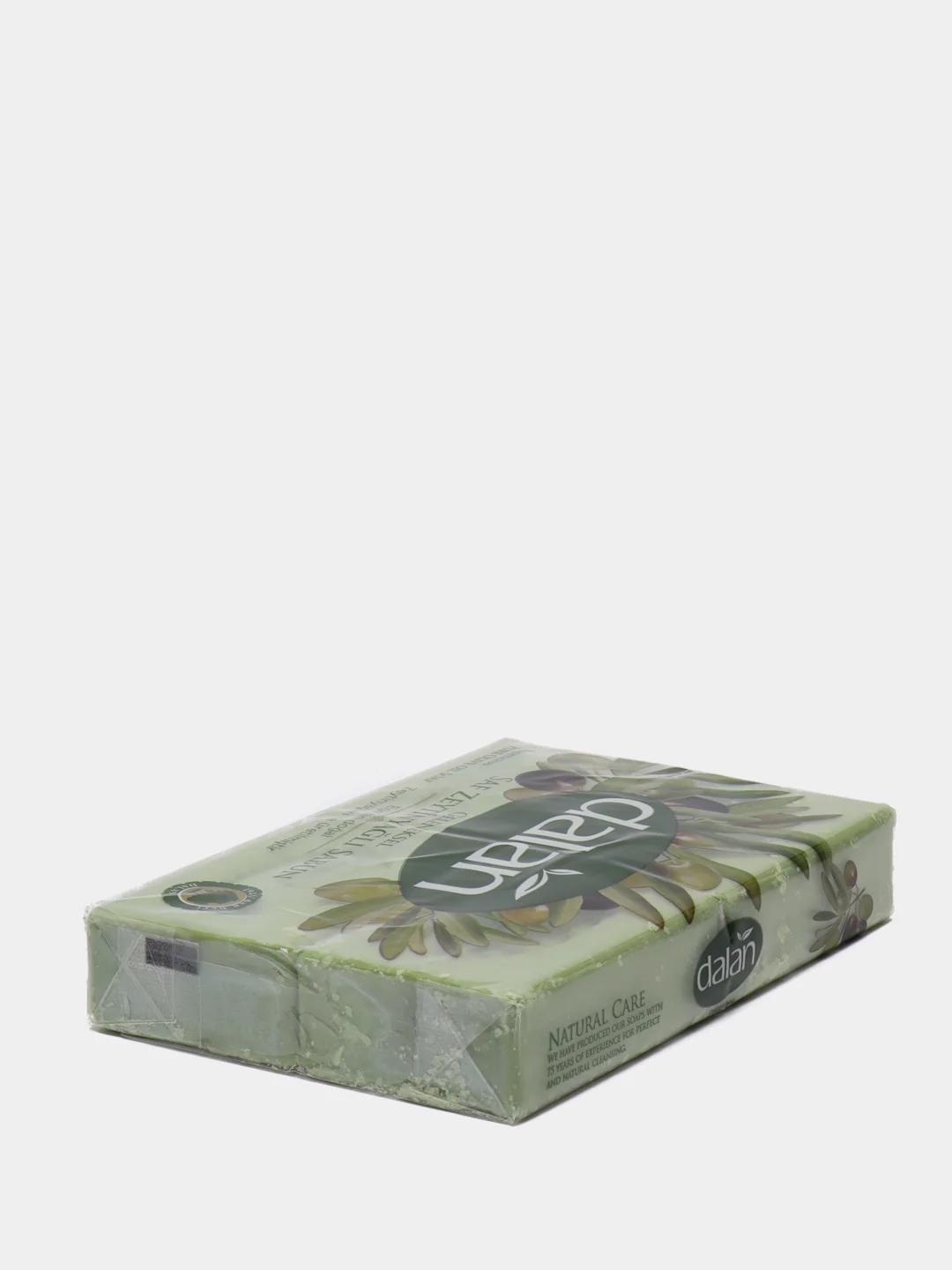 Натуральное турецкое мыло с оливковым маслом для бани и рук Dalan, 500 гр, 4*125 г