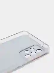 Тёмно-серый чехол Samsung Galaxy A52 / A52s силиконовый, с рисунком (Самсунг Галакси А52)