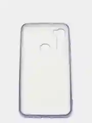 Лавандовый чехол Xiaomi Redmi Note 8 2019/21 цветной, силиконовый, с глянцевой рамкой (Редми Нот 8)
