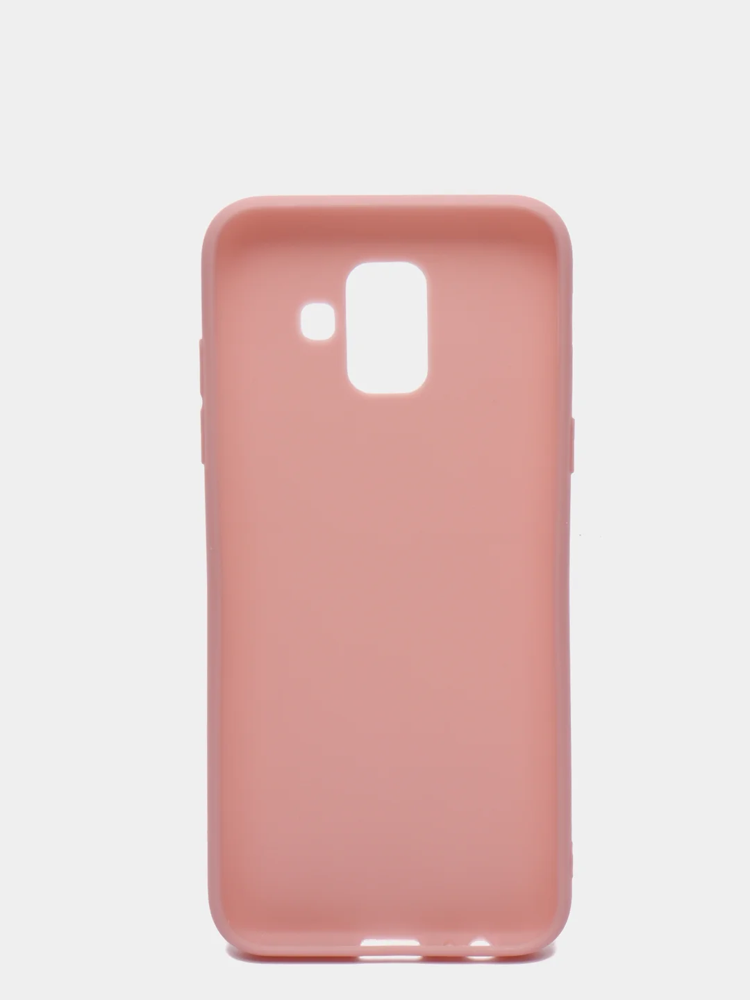 Бежевый чехол Samsung Galaxy A6 2018 силиконовый