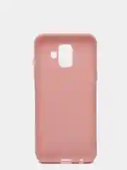 Бежевый чехол Samsung Galaxy A6 2018 силиконовый