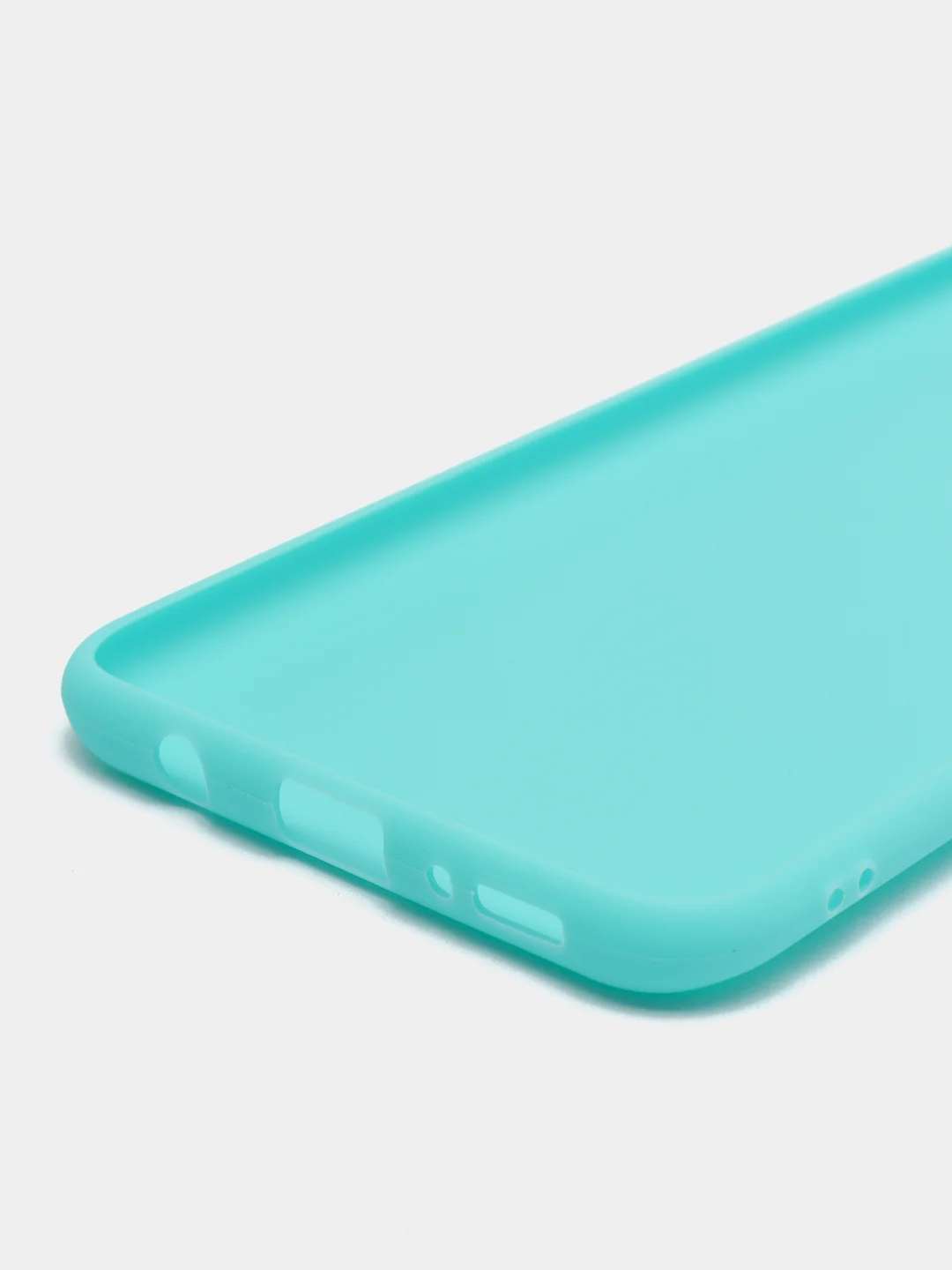 Бирюзовый чехол силиконовый Samsung Galaxy A50, A30s, A50s