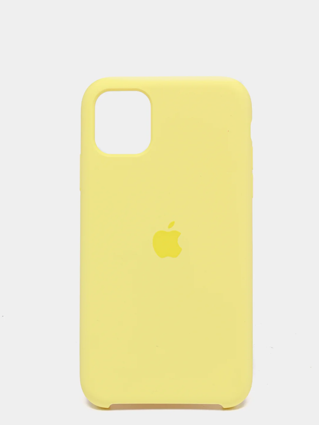 Желтый чехлы на iPhone 11, 12, 12 Pro Silicone