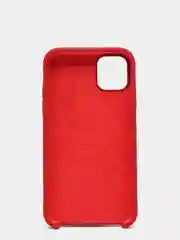 Алый чехлы на iPhone 11, 12, 12 Pro Silicone
