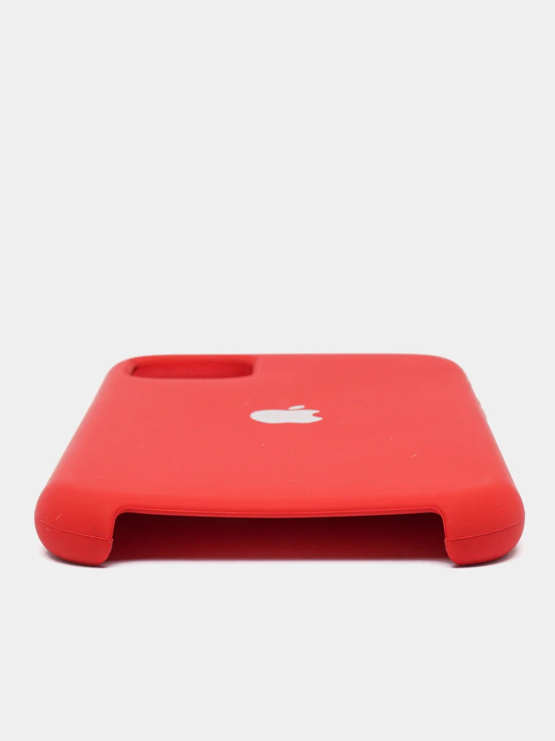 Алый чехлы на iPhone 11, 12, 12 Pro Silicone
