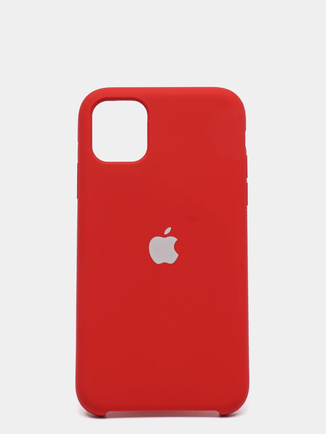 Алый чехлы на iPhone 11, 12, 12 Pro Silicone