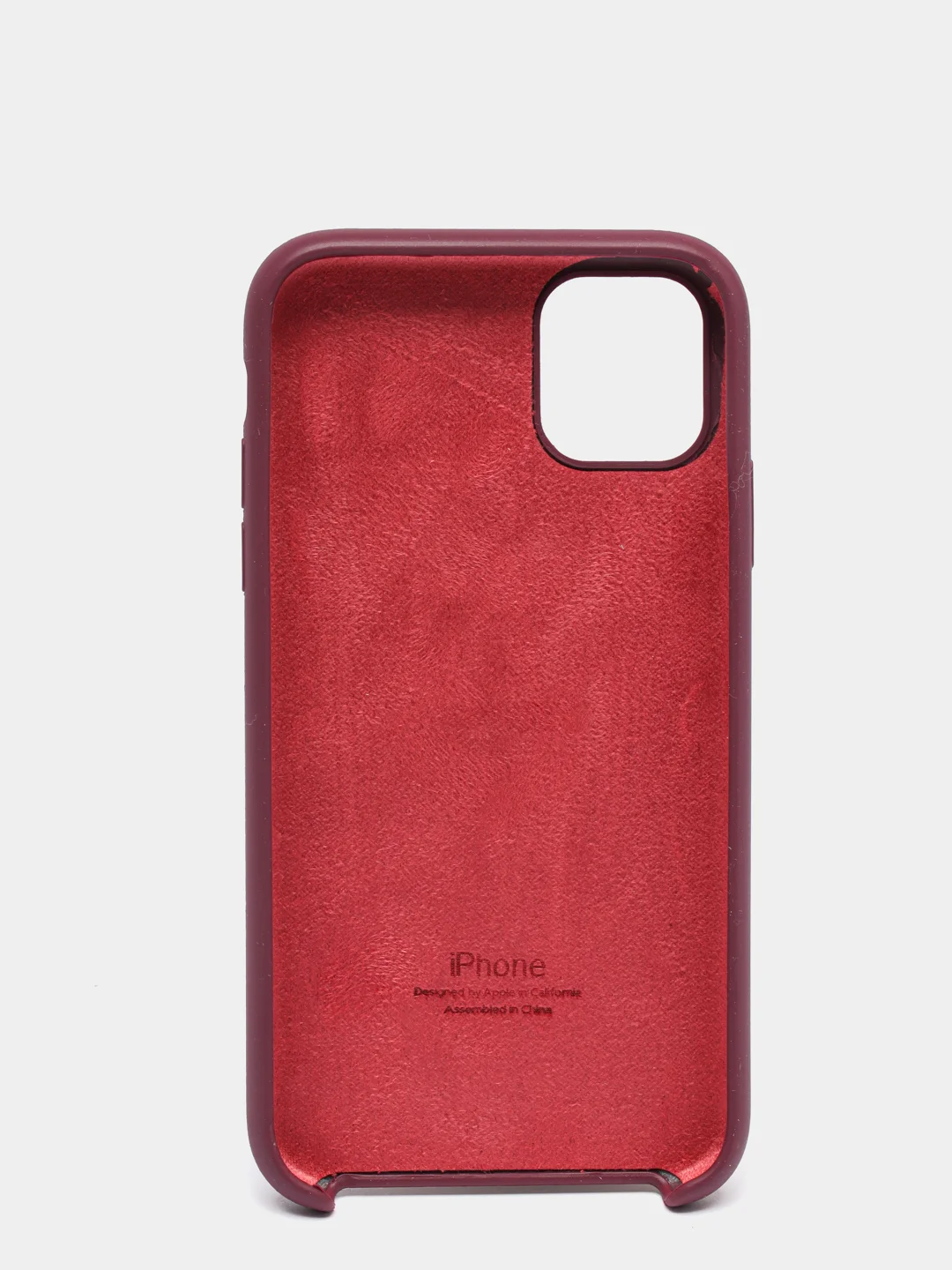 Марсала чехлы на iPhone 11, 12, 12 Pro Silicone