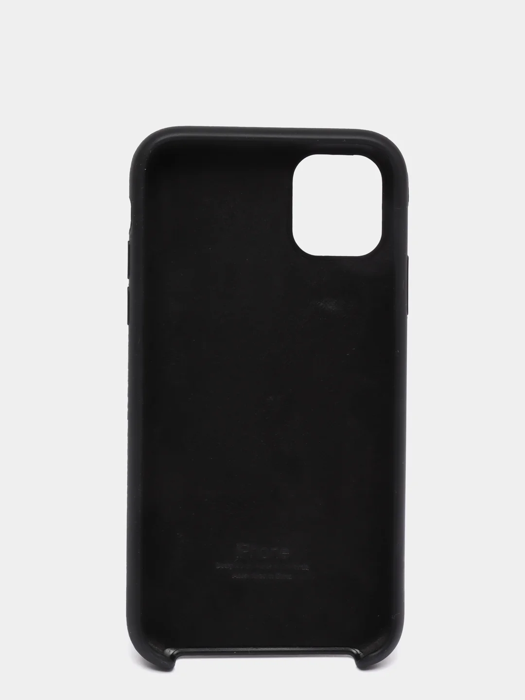 Черный чехлы на iPhone 11, 12, 12 Pro Silicone