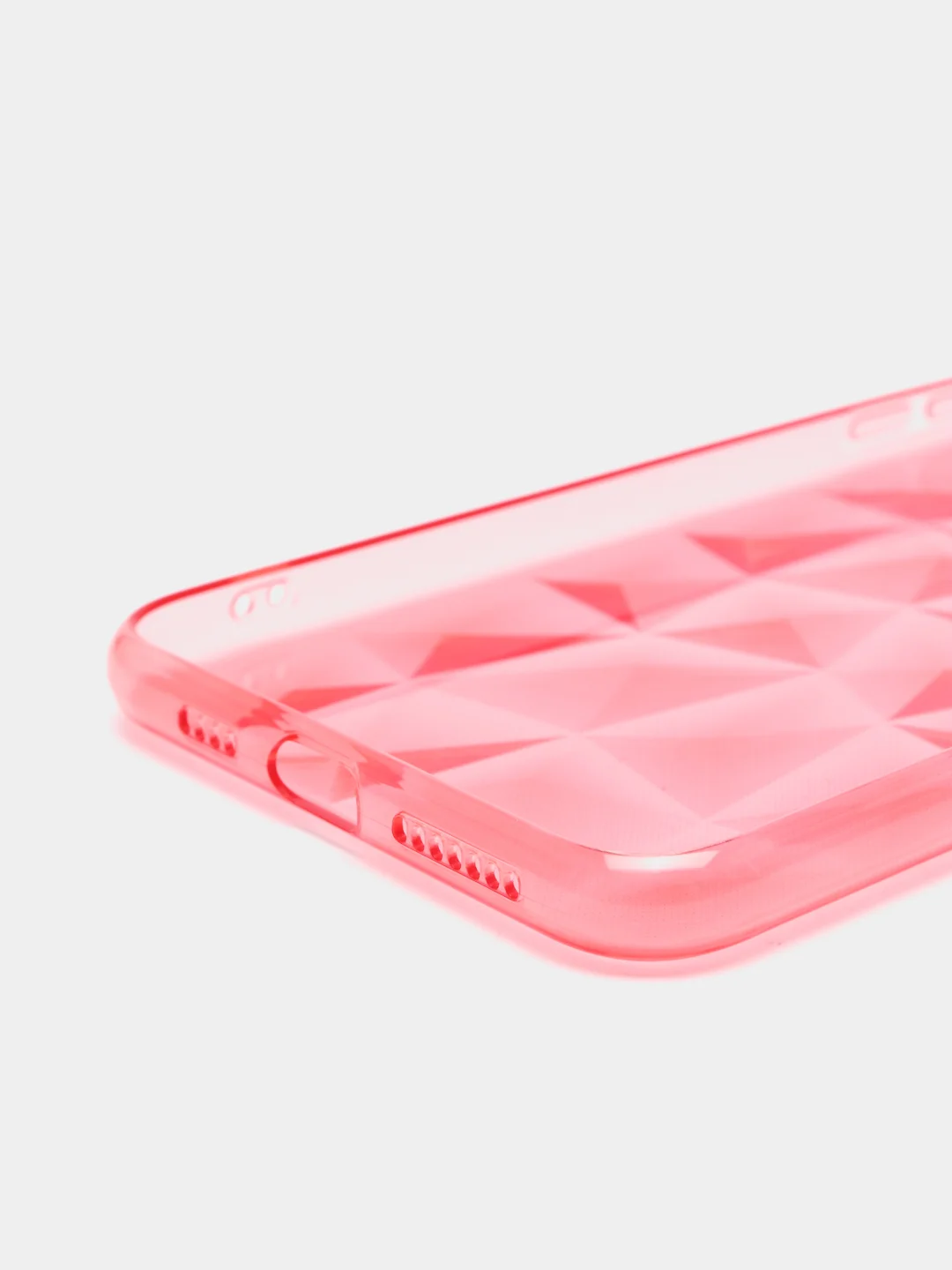 Коралловый силиконовый бриллиантовый чехол для iPhone 6 6S 7 Plus 8 Plus SE 2020 X XS XR  11 Pro Max