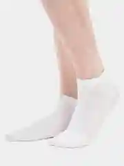 Носки унисекс, короткие, белые