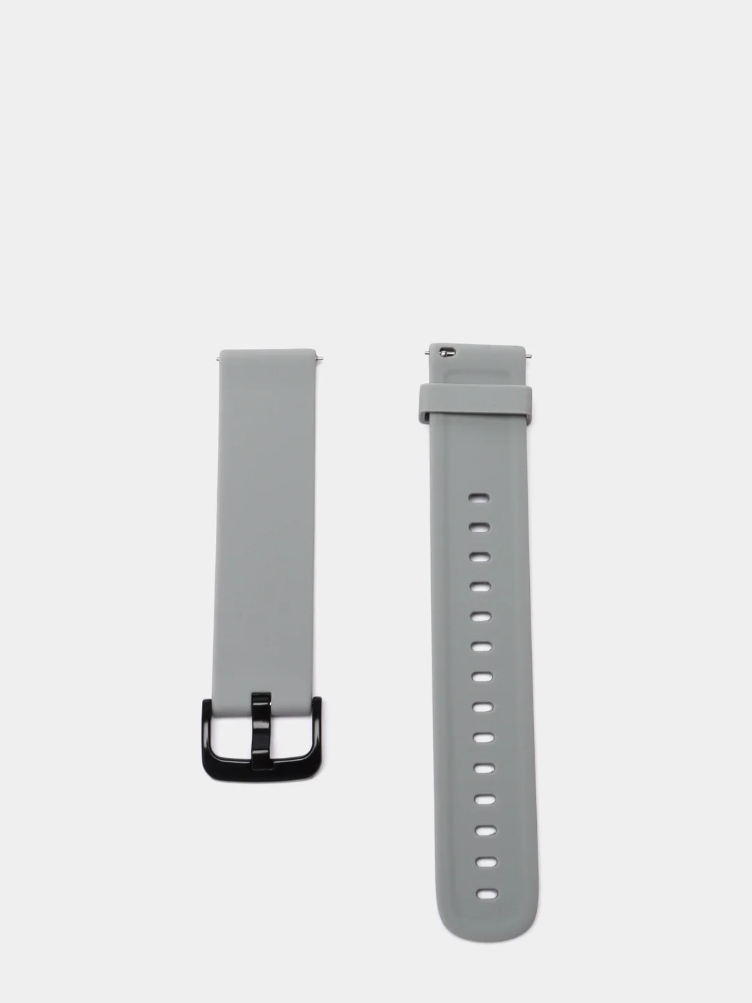 Серый силиконовый ремешок для Xiaomi Amazfit Bip / GTR 42 мм / GTS / Samsung Gear S2 / 20 мм