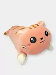 Пастельно-коралловый мягкая игрушка подушка Кот батон, 70 см