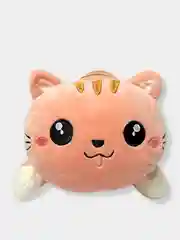 Пастельно-коралловый мягкая игрушка подушка Кот батон, 70 см