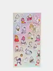 Аметистовый мультяшные детские наклейки