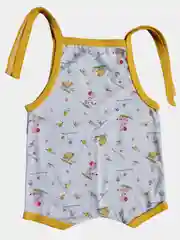 Лимонный песочник для девочки на завязках