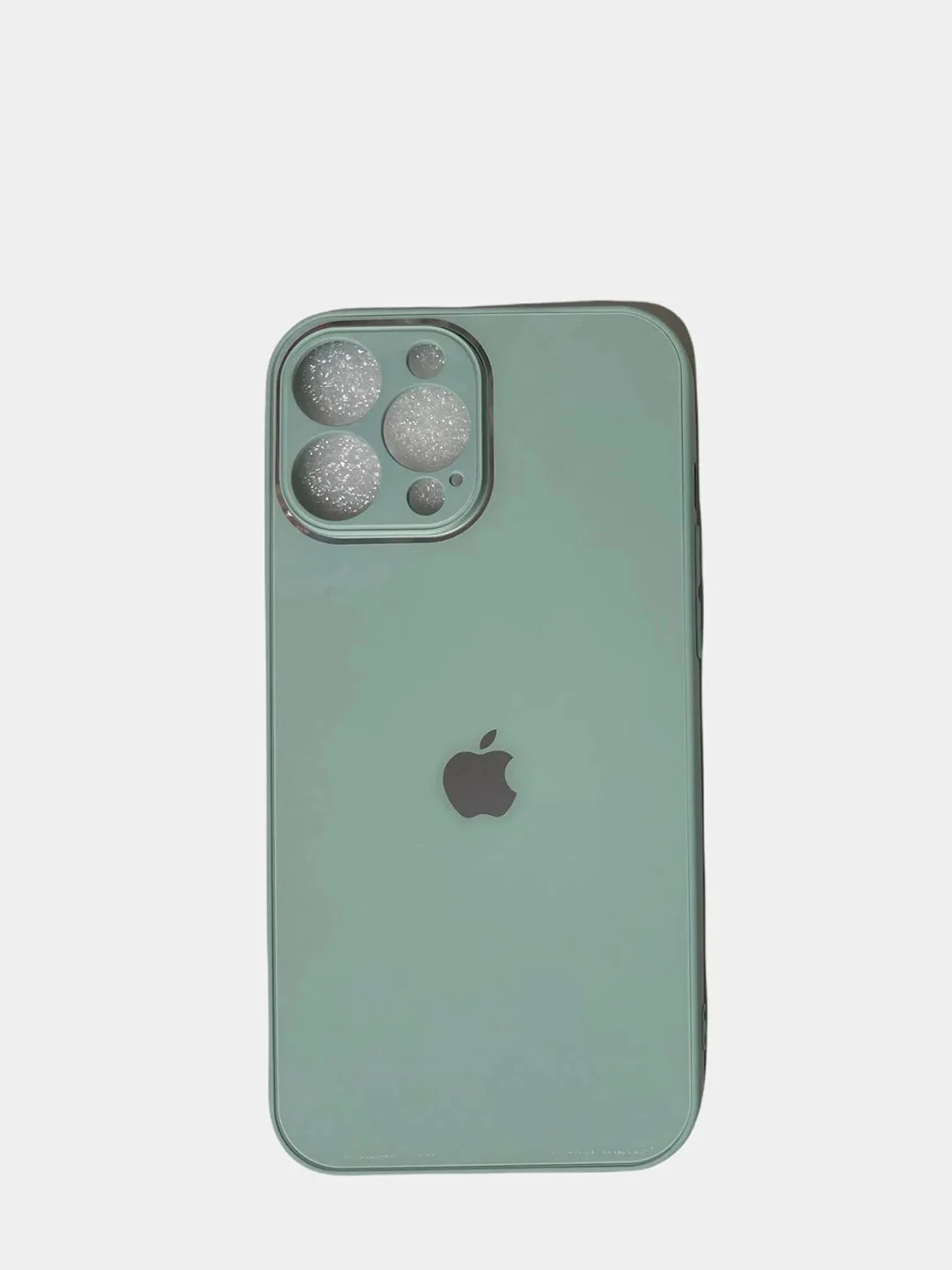 Бирюзовый глянцевый чехол для iPhone 13/13Pro/13ProMax