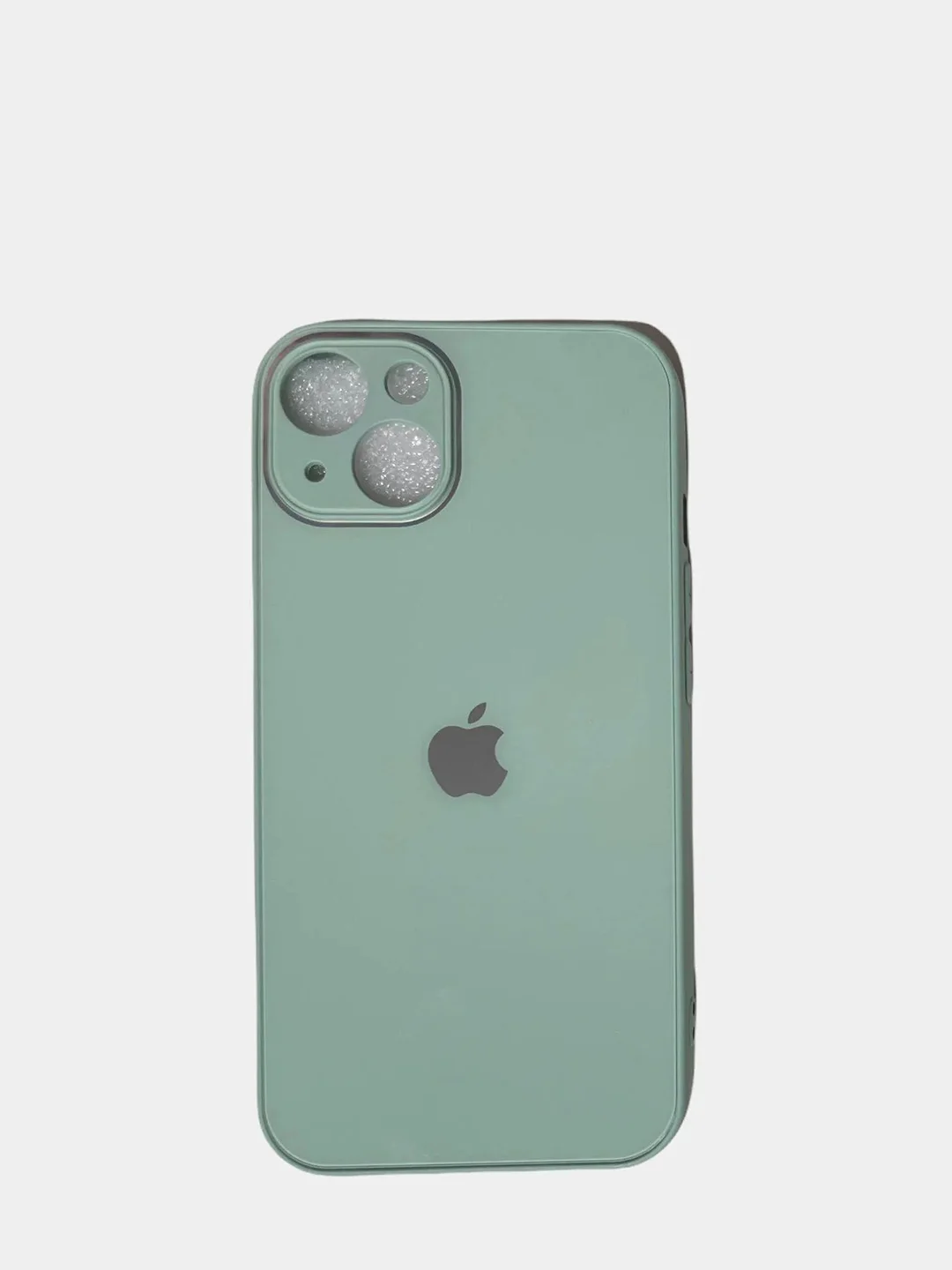 Бирюзовый глянцевый чехол для iPhone 13/13Pro/13ProMax