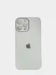 Белый глянцевый чехол для iPhone 13/13Pro/13ProMax
